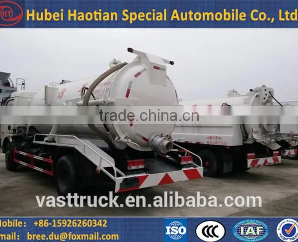 3~12 Cbm Sewage Suction Truck for Sewage Cleaning/fecal Treatment photo-2