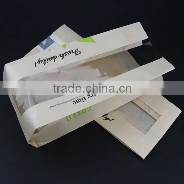 Hot Selling Custom Printed Paper Bread Bags Cheap Price Printing Paper Bag photo-2