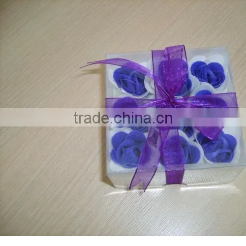 Rose Petal Soap With Heart Shape Box photo-2