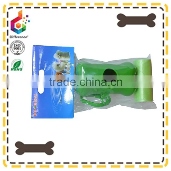 Green Plastic Dog Poop Bag Dispenser and Refills photo-2