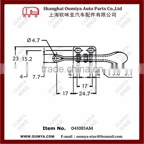 Toggle Clip in Locks Stainless Steel Toggle Clip 041081AM photo-2