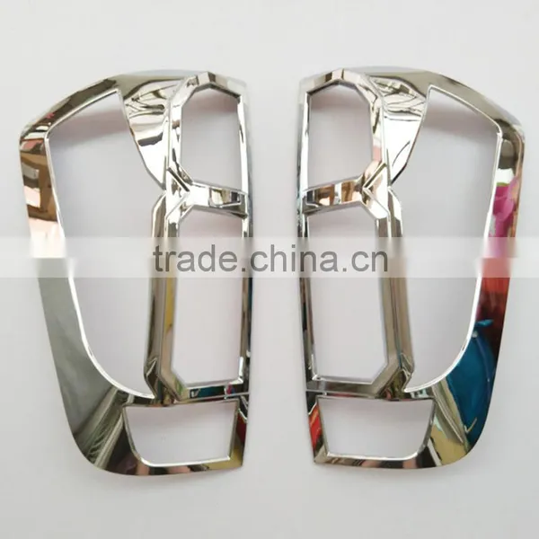 ABS Chrome Auto Accessories Tail Light Lamp Cover For Navara Np300 2015 2016