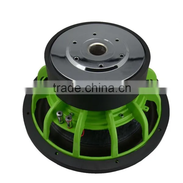 SW12-05 Green Frame Dual Magnet 2000w 12inch Subwoofer photo-2