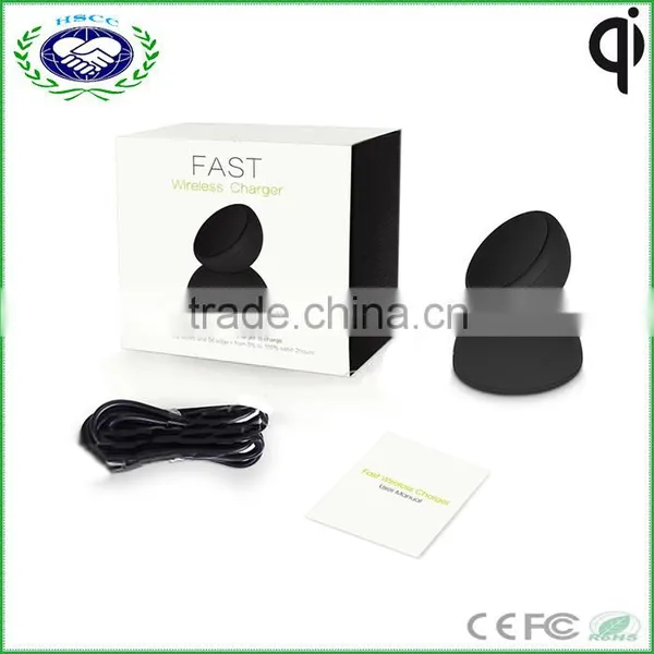 2016 New Arrived QI Charger Fast Wireless Charger for Samsung Note5 S6 Edge S7 photo-3