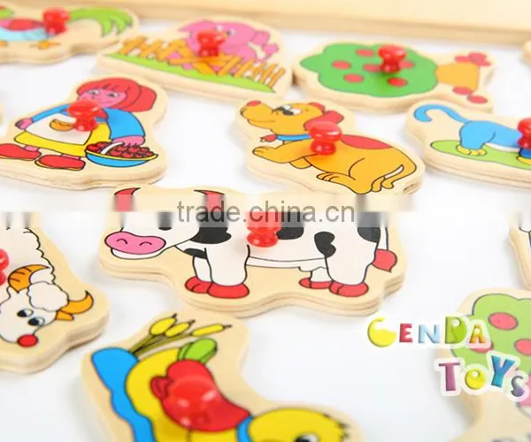 Hot Selling Wooden Educational Kids Puzzle Toys photo-6