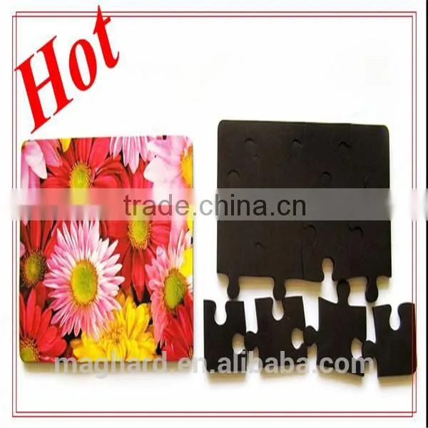 China Supplier Wholesale Custom Fridge Magnets Type Paper Puzzle Magnet photo-4