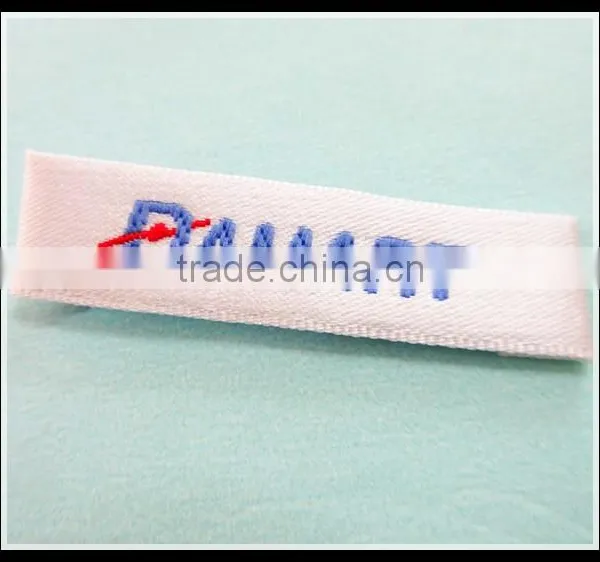 Fancy End Flod Left+Right Woven Lable for Clothing photo-4