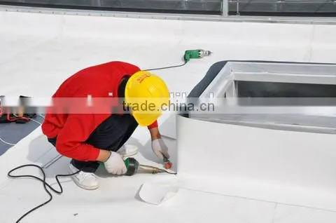 Cheap Price China Manufacturer Theroplastic Polyolefin TPO Waterproofing Material Roofing Sheet Membrane photo-4