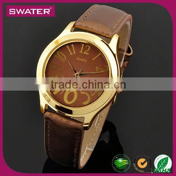 New 2016 Jewelry Brown Leather Watches Made In Japan photo-2