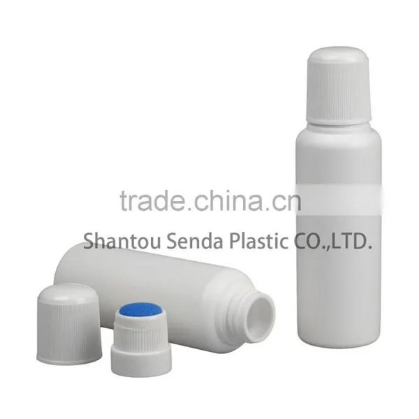 Sponge Applicator Bottle,100ml HDPE Bottle,provide Screen Printing,3oz to 4oz Plastic Applicator Bottle
