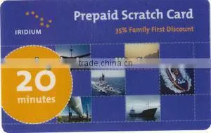 Security Paper Scratch off Card