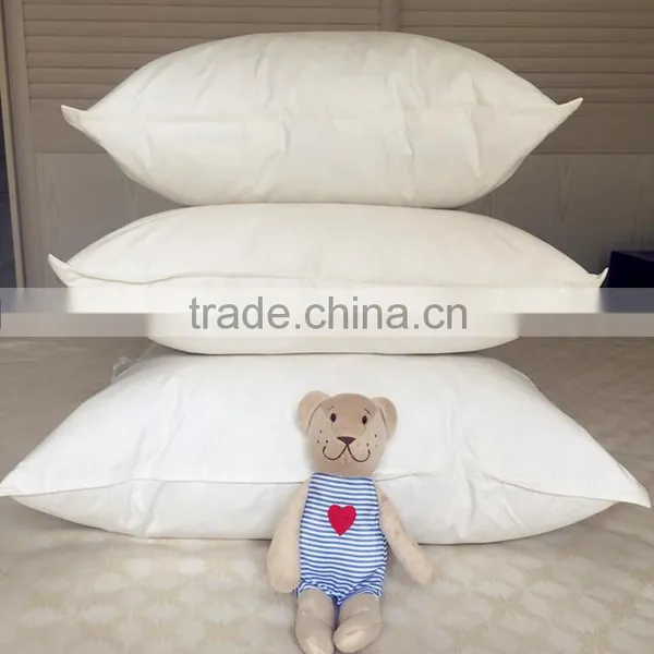 Down Proof Hot Selling Cheap White Plain Feather Pillow photo-2
