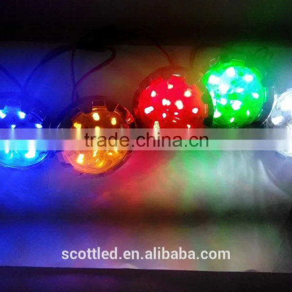 2016 new product 60mm single color LED pixel module light, 12pcs led point light source
