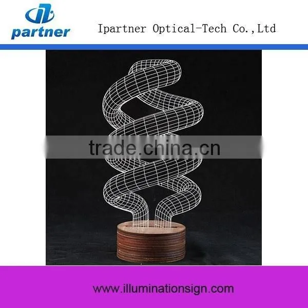 2015 New Type 3D Usb Night Light, Led Lamp Light photo-2