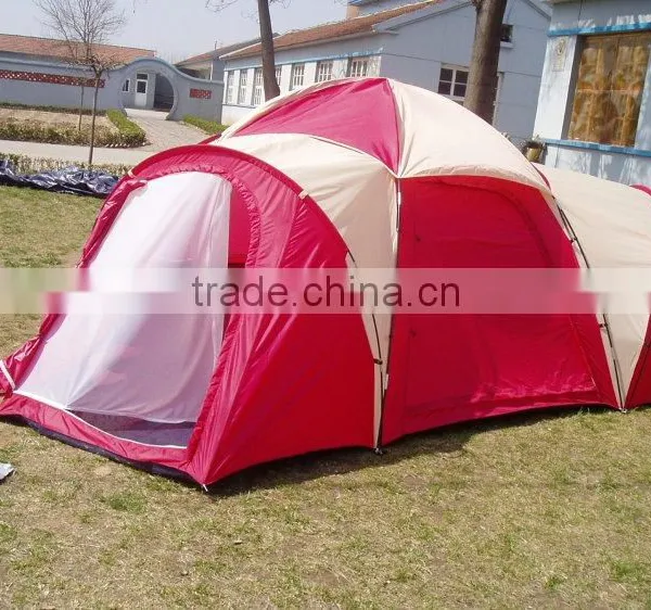 3 Room 6 Person Extra Large Family Camping Tent