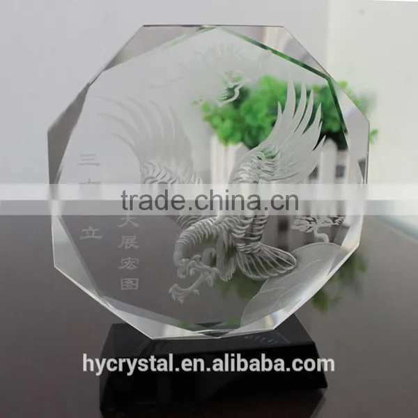 Eagle Crystal Glass Home Decoration Items Furnishing photo-3