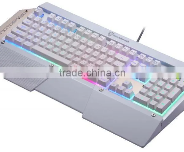 2015 High Quality LED Illuminated Ergonomic Backlight Gaming Keyboard photo-3