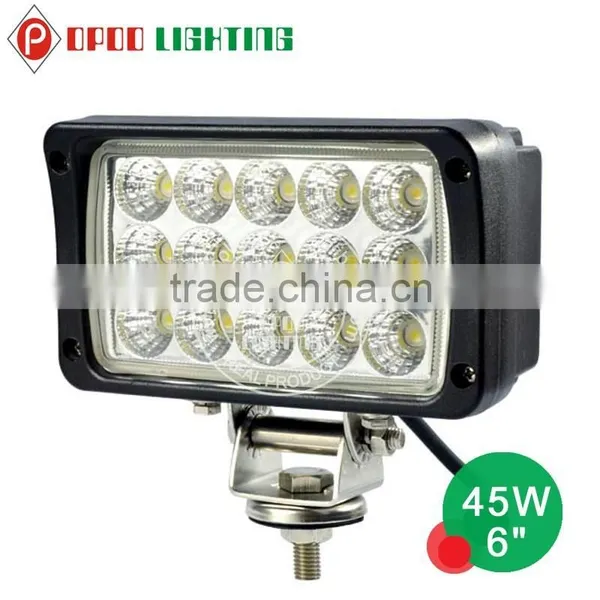 Square Epistar 6 Inch 45w Led Work Light for Offroad 4wd Atv photo-3