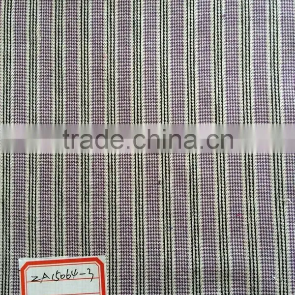 Woven Fabric Poly Cotton 65/35 Plaid Shirt Fabric Supplier photo-5
