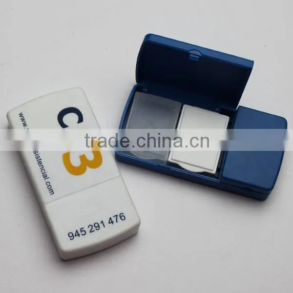 3 Compartment Pill Cutter Custom Printed, 2 Compartment for Pill photo-2