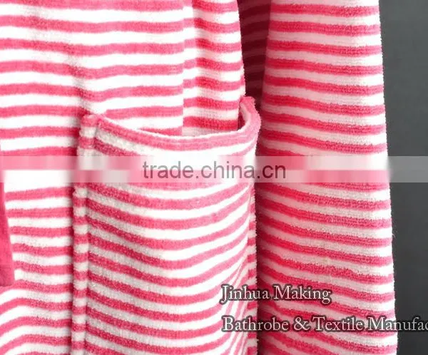 100% Cotton Cheap Velour w Hotel Bathrobe for Woman photo-6