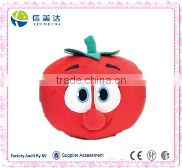 Plush Vegetable Tomato Beanie Toy, Soft Tomato Toy