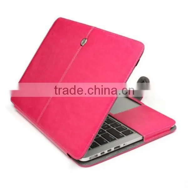 PU Leather 13 Inch Laptop Case Sleeve Bag Cover for MacBook Air photo-6