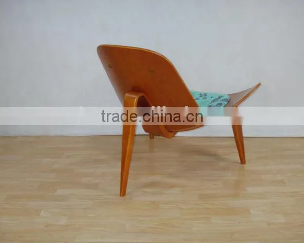 Wood Furniture Wegner 3 Legs CH07 Shell Chair for Hotel / Living Room photo-4