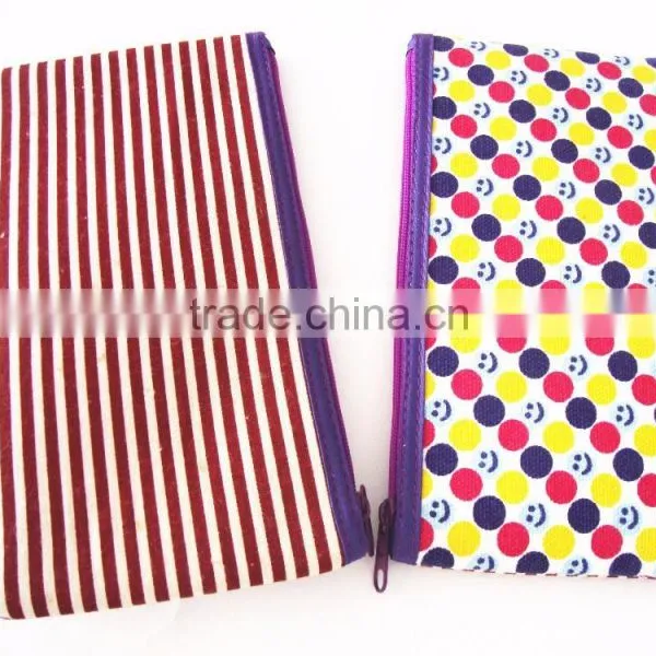 Fashion Nylon Zipper Pencil Pouch