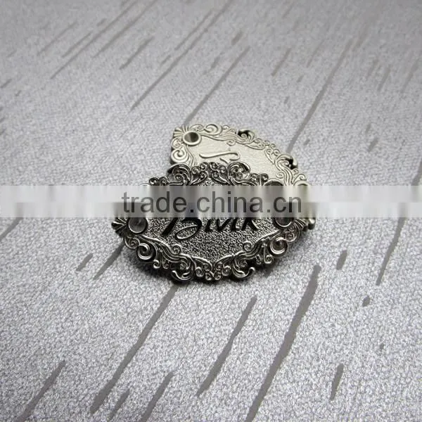 Cloud Shape Antique Metal Tags For Clothing photo-2