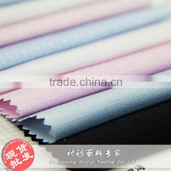 In Stock Soft Dobby Design Polyester Cotton Fabric photo-2
