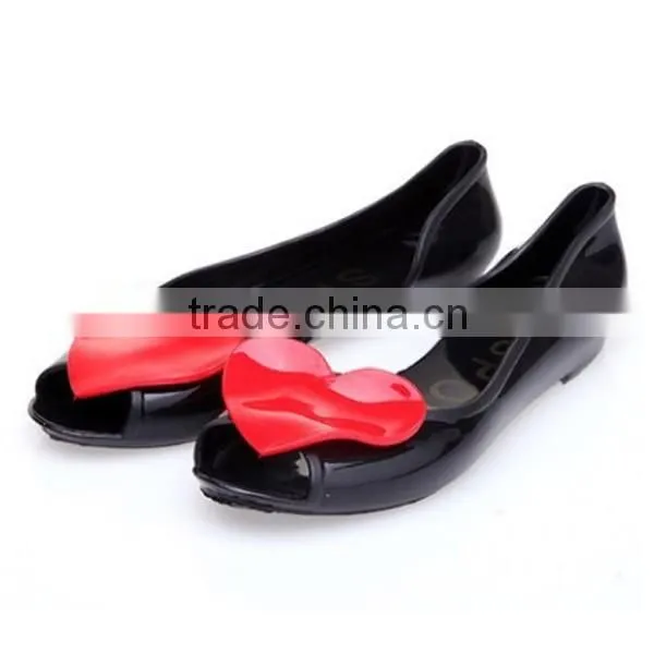 Free Shipping Summer Beach Jelly Sandal Heart Gladiator Sandals Women Fish Toe Woman Flat Crystal Flip-flop Sandals photo-2