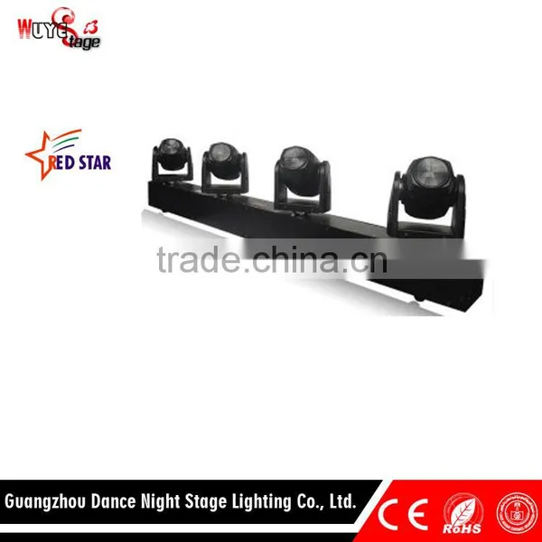 Colorful/White Beam 4 Heads Mini LED Moving Head Light Performance Stage Effect photo-2