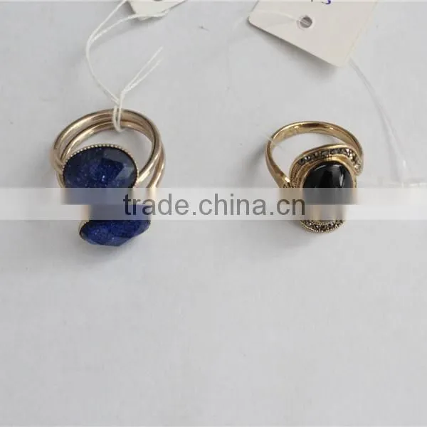 Hot Sale Gold Plated Rings Cheap , Rhinestone Rings Fashion Jewelry photo-2