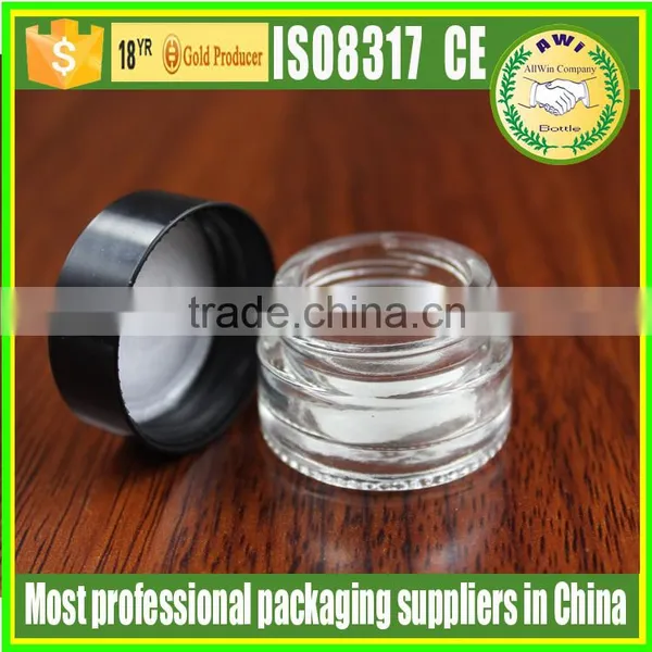 Frosted 10ml Glass Empty Cream Jar Frosetd Matte Cheap Facial Cream Glass Jars With Aluminum Cap photo-5