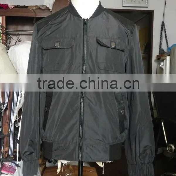 Fashion Men Winter Jacket OEM Outdoor Casual Suit Black Young Men Fashion Jacket