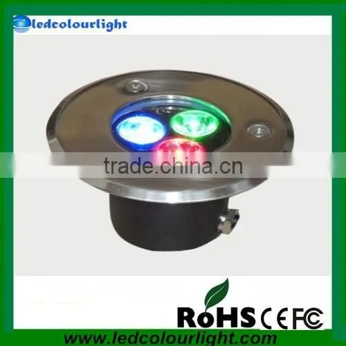 Hight Quality IP68 Aluminum Body DMX LED RGB Underwater Light 9w photo-2