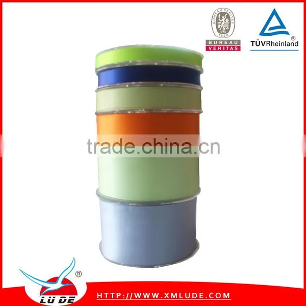 Grey Color Satin Ribbon Pattern For Gift Packing and Decoration photo-6