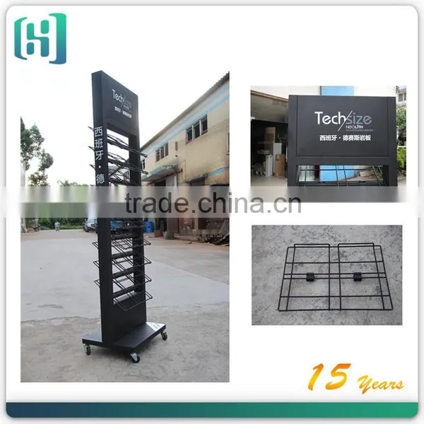 Metal Ajustable Display Stand/rack Foy Tiles for Showroom HSX-129 photo-4
