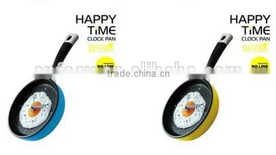 Creative Frying Egg Wall Clock/ Pan Shaped Wall Clock photo-6