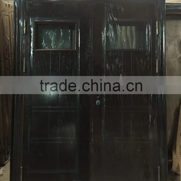 European Standard One and Half Door-leaf Steel Door Used Exterior Doors for Sale photo-3