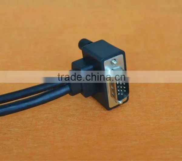 Right Angle DB9 Pin DB15 Pin Cable Connector