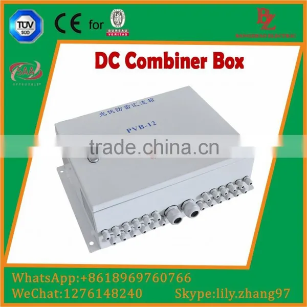 PV Array Combiner Box 8 in 1 Out for for Solar Power Plant System photo-3