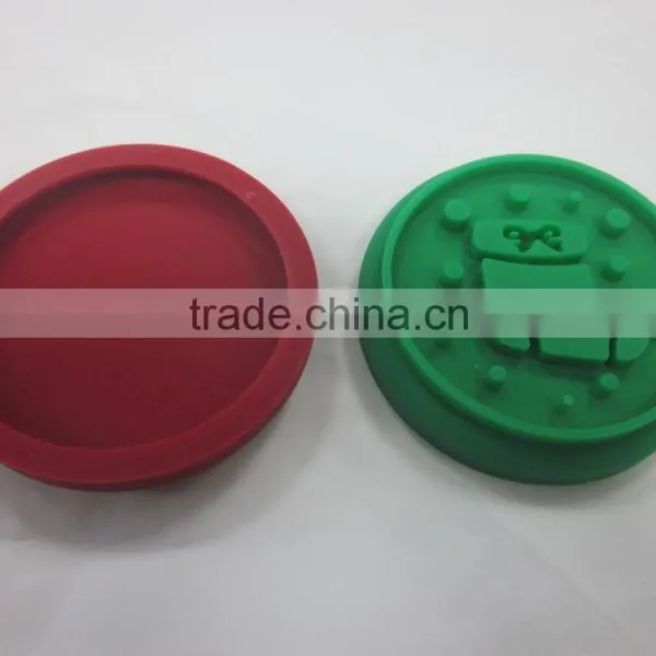 Factory Manufactured Dia. 6cm Silicone Cookie Tools Christmas Boots Silcione Cookie Stamp photo-6