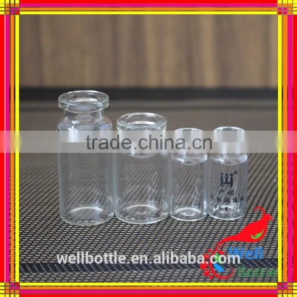 12ml 15ml 20ml Clear Penicillin Glass Bottle With Bayonet Bottles for Cosmetic Lotion Bottle photo-2