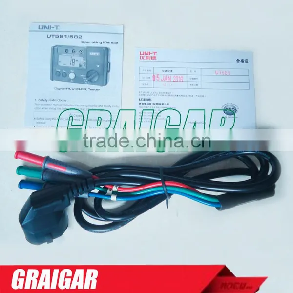 Uni-t Leakage Protection Switch Tester UT581 RCD Measurement Leakage Circuit Breaker AUTO RAMP Function photo-4