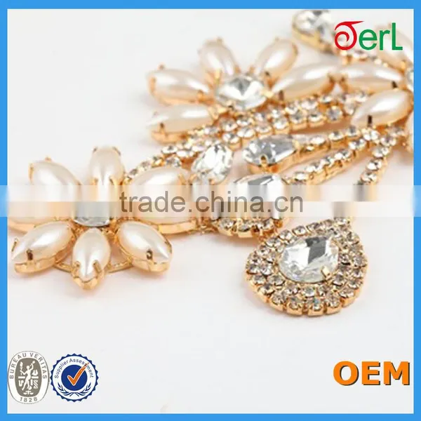 New Design! Rhinestone Memorial Crystal Personalized Ornaments for Wedding Dresses photo-3