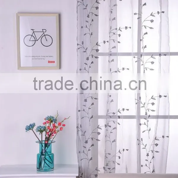 Classical Design Embroidery Yarn Curtain Fabric Curtain photo-2