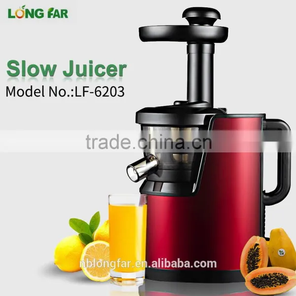 2016 the Latest AC Motor 43RPM Stainless Steel Housing Slow Juicer,tomato Juicer