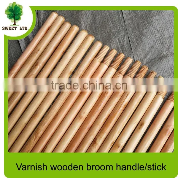 Garden Cleaning Tools Varnished Smooth Wooden Handle Stick for Rake and Shovel photo-4